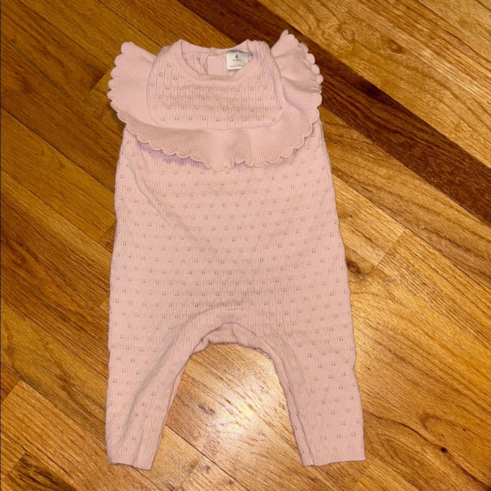 Adorable Pink Baby Romper